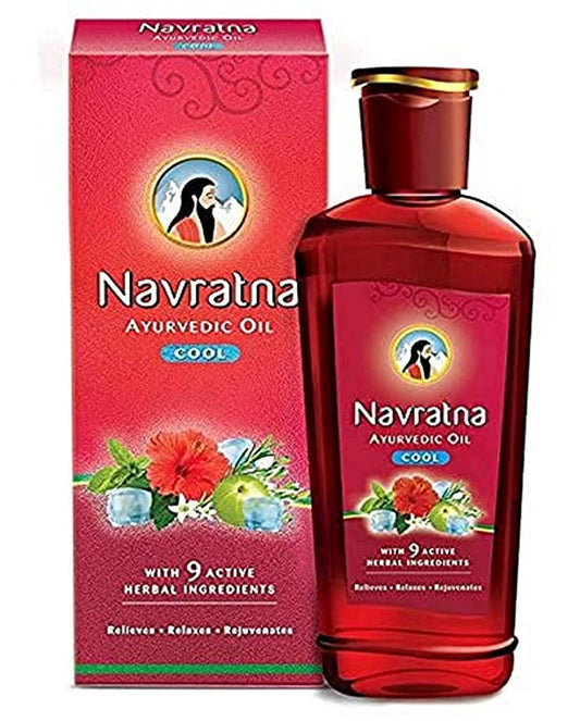 Navratna Ayurvedic Cool Oil Hair Oil Original Indian Emami