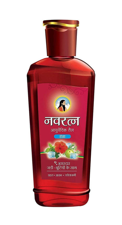 Navratna Ayurvedic Cool Oil Hair Oil Original Indian Emami